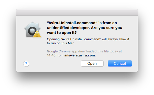 uninstall antivirus one on mac