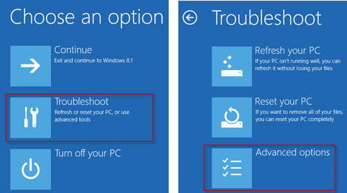 enter safe mode in wi dows 8