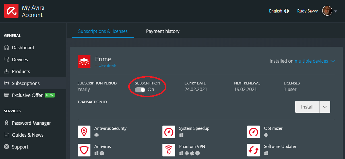 How do I disable or enable Automatic License Renewal of my ...